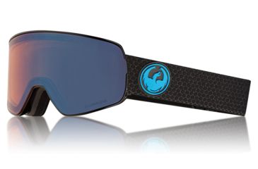 Image of Dragon NFX2 Goggles, Split/LumaLens Blue Ion, with Bonus LumaLens Amber, One Size 286056030334