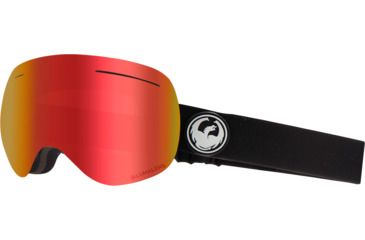Image of Dragon X1 Goggles, Black/Lumalens Red Ion, 286007528002