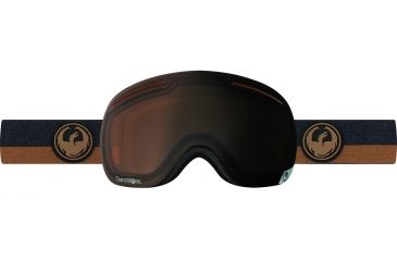 Image of Dragon X1 Goggles-Flux Brown/Transitions Amber-Amber