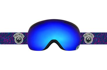 Image of Dragon X1 Goggles-Pow Heads Red/Blue Steel-Blue Steel