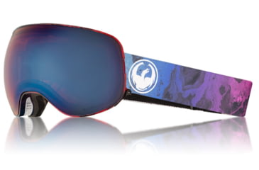 Image of Dragon X2 Goggles, Ink/LumaLens Blue Ion, with Bonus LumaLens Rose, One Size 286317728902