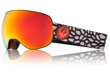 Image of Dragon X2 Goggles, Olio/LumaLens Red Ion, with Bonus LumaLens Rose, One Size 286317728336