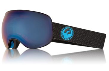 Image of Dragon X2 Goggles, Split/LumaLens Blue Ion, with Bonus LumaLens Amber, One Size 286317728334