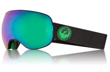 Image of Dragon X2 Goggles, Split/LumaLens Green Ion, with Bonus LumaLens Amber, One Size 286317728333