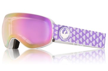 Image of Dragon X2s Goggles, Amp/LumaLens Pink Ion, with Bonus LumaLens Dark Smoke, One Size, 307867230194