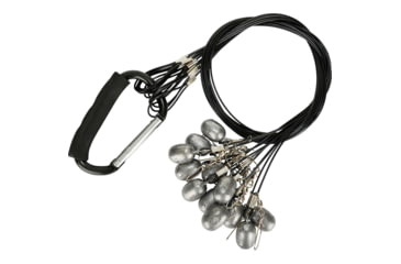 Image of DRAKE DA9000048004 Texas Rig Package Set 48 Black Coated Steel Wire,