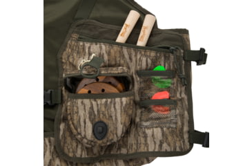 Image of DRAKE Ol' Tom Turkey Strap Vest - Men's, Mossy Oak Bottomlands Camo, One Size, OT0049-ADL-006