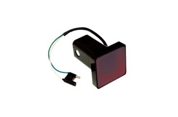 Image of Draw-Tite Tube Cover 2" Square Brake Light w/4-Flat Plug Receiver 74700