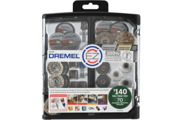 Image of Dremel 70-Piece EZ All-Purpose Accessory Storage Kit, Gray, EZ725