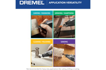 Image of Dremel Lite 4-Volt Multipurpose Cordless Rotary Tool, Gray, 7760-N/10