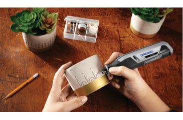 Image of Dremel Lite 4-Volt Multipurpose Cordless Rotary Tool, Gray, 7760-N/10