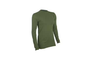 Image of DRIFIRE FR Ultra Lightweight Long Sleeve Tee - Womens, Marine Olive Drab, Large, DF4-505LSW-MO-LG