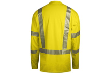 Image of DRIFIRE Performance FR Type R Class 3 Hi-Vis Long Sleeve T-Shirt, Mens, Fluorescent Yellow, Extra Large, Regular, 20000150-HY-XL