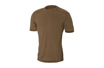 Image of DRIFIRE Prime FR Mid-Weight Soft Compression Short Sleeve Tee - Mens, Coyote Brown, Medium, DF2-MIL-762-PTS-CB-MD