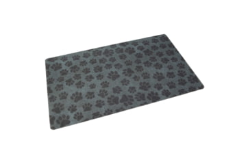 Image of Drymate Pet Bowl Placemat - 12in x 20in, Dots Black, PPM1220PDB