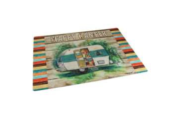 Image of Drymate RV Kitchen Dry Mat 18in x 26 Happy Camper, RVM1826HCR