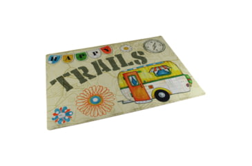 Image of Drymate RV Kitchen Dry Mat 18in x 26 Happy Trails, RVM1826HT