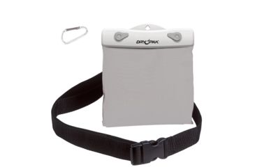 Image of DryPak Belt Pack, Nylon, White/Gray, 7 in x 5in x 1.5in, DP-65W