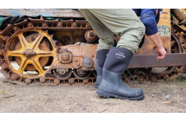 Image of Dryshod Big Bobby Mid Work Boot - Mens, Black/Grey, 15, BBB-MM-BK-015