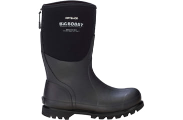 Image of Dryshod Big Bobby Mid Work Boot - Mens, Black/Grey, 15, BBB-MM-BK-015