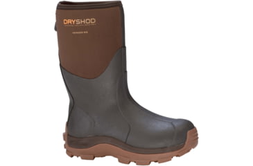 Image of Dryshod Haymaker Mid Farm Boot - Mens, Brown/Peanut, 10, HAY-MM-BR-010