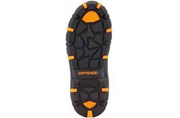 Image of Dryshod Megatar Extreme-Protection Work Boot - Mens, Black/Orange, 12, MEG-MH-BK-012
