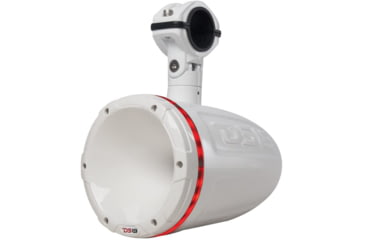 Image of DS18 HYDRO 1.75in Driver Wakeboard Pod Tower Speaker w/RGB LED Lights - 900W - Single, White, NXL-DTW