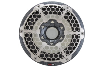Image of DS18 HYDRO 10in Subwoofer w/RGB Lights - 600W, Single, Carbon Fiber, CF-10SUB
