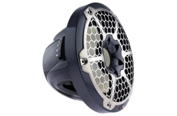 Image of DS18 HYDRO 10in Subwoofer w/RGB Lights - 600W, Single, Carbon Fiber, CF-10SUB