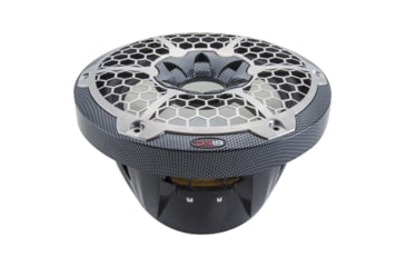 Image of DS18 HYDRO 10in Subwoofer w/RGB Lights - 600W, Single, Carbon Fiber, CF-10SUB