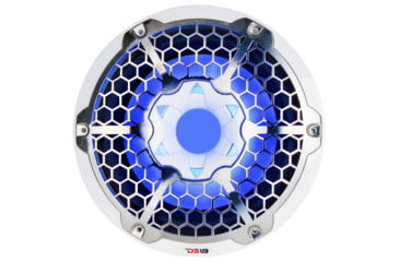 Image of DS18 HYDRO 10in Subwoofer w/RGB Lights - 600W, Single, White, NXL-10SUB