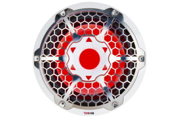 Image of DS18 HYDRO 10in Subwoofer w/RGB Lights - 600W, Single, White, NXL-10SUB