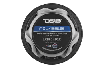 Image of DS18 HYDRO 12in Subwoofer w/RGB Lights - 700W, Single, Matte Black, NXL-12SUB/BK