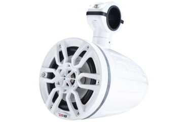 Image of DS18 HYDRO 6.5in Wakeboard Pod Tower Speaker w/RGB LED Light - 300W, White, NXL-6TPW