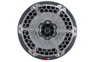 Image of DS18 HYDRO 8in 2-Way Marine Speakers w/RGB LED Lights 450W, Black Carbon Fiber, CF-8