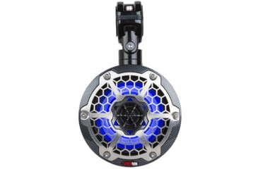 Image of DS18 HYDRO 8in 2-Way Wakeboard Pod Tower Speakers w/1.5in Compression Driver &amp; RGB Lights - 600W, Black, CF-8TPBNEO