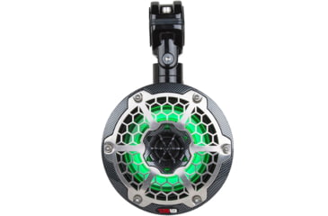 Image of DS18 HYDRO 8in 2-Way Wakeboard Pod Tower Speakers w/1.5in Compression Driver &amp; RGB Lights - 600W, Black, CF-8TPBNEO