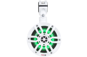 Image of DS18 HYDRO 8in 2-Way Wakeboard Pod Tower Speakers w/1in Compression Driver &amp; RGB LED Lights - 540W, White, NXL-8TPWNEO