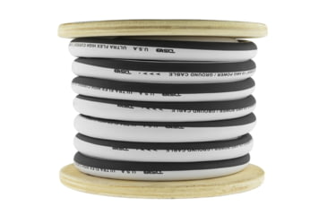 Image of DS18 HYDRO Marine Grade OFC Ground Wire 0 GA - 25ft Roll, White/Red, MOFC0GA25G