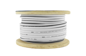 Image of DS18 HYDRO Marine Grade OFC Ground Wire 8 GA - 100ft Roll, White/Red, MOFC8GA100G