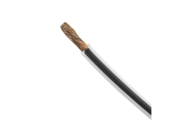 Image of DS18 HYDRO Marine Grade OFC Ground Wire 8 GA - 100ft Roll, White/Red, MOFC8GA100G