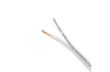 Image of DS18 HYDRO Marine Grade OFC Speaker Wire 12 GA - 150ft Roll, White/Red, MOFC12GA150SW