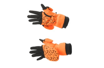 Image of DSG Outerwear Flip Top 3.0 Mitten with Glove Liner, Blaze Orange, Medium, 45166