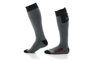 Image of DSG Outerwear Heated Socks, Heather Black, Large/Extra Large, 45485