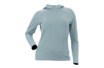 Image of DSG Outerwear Long Sleeve Hooded Bamboo Shirt - Womens, Antique Teal, Large, 517169