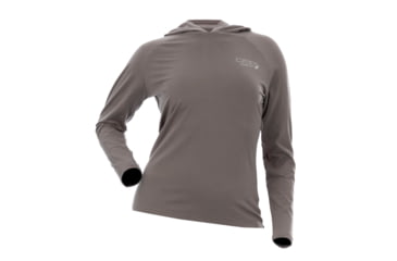 Image of DSG Outerwear Long Sleeve Hooded Bamboo Shirt - Womens, Stone, Small, 517329