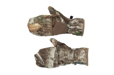 Image of DSG Outerwear Sherpa Fleece Flip Top Mitten - Womens, Realtree Edge, Extra Small, 518340