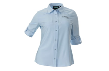 Image of DSG Outerwear Victoria Snap-up Shirt- Womens, Glacier, Small, 50088
