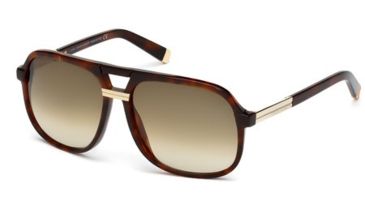 Image of DSquared DQ0071 Sunglasses - Dark Havana Frame Color