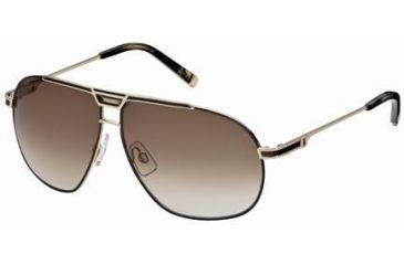 Image of DSquared DQ0073 Sunglasses - Shiny Dark Brown Frame Color, Gradient Brown Lens Color